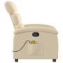 Verstellbarer Massagesessel aus cremefarbenem Stoff von , Sessel - Ref: Foro24-371710, Preis: 256,14 €, Rabatt: %