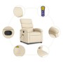 Verstellbarer Massagesessel aus cremefarbenem Stoff von , Sessel - Ref: Foro24-371710, Preis: 256,14 €, Rabatt: %