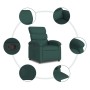 Dunkelgrüner Stoffsessel von , Sessel - Ref: Foro24-371695, Preis: 205,26 €, Rabatt: %