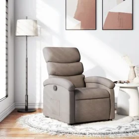 Taupe Gray Fabric Recliner by , Armchairs - Ref: Foro24-371697, Price: 189,14 €, Discount: %