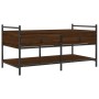 Mesa de centro madera de ingeniería roble marrón 99x50x50 cm de , Mesas de centro - Ref: Foro24-833964, Precio: 72,50 €