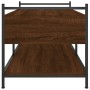 Mesa de centro madera de ingeniería roble marrón 99x50x50 cm de , Mesas de centro - Ref: Foro24-833964, Precio: 72,50 €