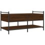 Mesa de centro madera de ingeniería roble marrón 99x50x50 cm de , Mesas de centro - Ref: Foro24-833964, Precio: 72,50 €
