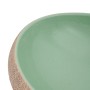 Lavabo sobre encimera ovalado cerámica verde marrón 59x40x15 cm de , Lavabos - Ref: Foro24-155077, Precio: 178,67 €, Descuent...