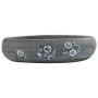 Lavabo sobre encimera ovalado cerámica gris 59x40x15 cm de , Lavabos - Ref: Foro24-155089, Precio: 118,93 €