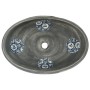 Ovales Aufsatzwaschbecken aus Keramik grau 59x40x15 cm von , Sinkt - Ref: Foro24-155089, Preis: 118,99 €, Rabatt: %