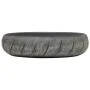 Ovales Aufsatzwaschbecken aus Keramik in Schwarz und Grau 59x40x15 cm von , Sinkt - Ref: Foro24-155080, Preis: 141,81 €, Raba...
