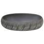 Lavabo sobre encimera ovalado cerámica negro y gris 59x40x15 cm de , Lavabos - Ref: Foro24-155080, Precio: 144,11 €, Descuent...