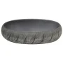 Oval black and grey ceramic countertop sink 59x40x15 cm by , Sinks - Ref: Foro24-155080, Price: 141,81 €, Discount: %