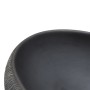 Lavabo sobre encimera ovalado cerámica negro y gris 59x40x15 cm de , Lavabos - Ref: Foro24-155080, Precio: 144,11 €, Descuent...