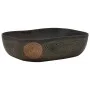 Rectangular black ceramic countertop sink 48x37.5x13.5cm by , Sinks - Ref: Foro24-155094, Price: 160,94 €, Discount: %