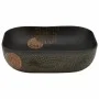 Lavabo sobre encimera rectangular cerámica negro 48x37,5x13,5cm de , Lavabos - Ref: Foro24-155094, Precio: 160,94 €, Descuent...