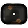 Rectangular black ceramic countertop sink 48x37.5x13.5cm by , Sinks - Ref: Foro24-155094, Price: 160,94 €, Discount: %