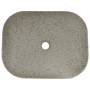 Rechteckiges Aufsatzwaschbecken aus Keramik grau 48x37,5x13,5 cm von , Sinkt - Ref: Foro24-155096, Preis: 140,48 €, Rabatt: %