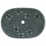 Lavabo sobre encimera ovalado cerámica azul 59x40x14 cm de , Lavabos - Ref: Foro24-155105, Precio: 138,50 €, Descuento: %