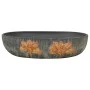 Oval gray and black ceramic countertop sink 59x40x14 cm by , Sinks - Ref: Foro24-155107, Price: 136,49 €, Discount: %