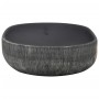 Ovales Keramik-Aufsatzwaschbecken grau und schwarz 59x40x14 cm von , Sinkt - Ref: Foro24-155107, Preis: 138,62 €, Rabatt: %