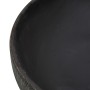 Ovales Keramik-Aufsatzwaschbecken grau und schwarz 59x40x14 cm von , Sinkt - Ref: Foro24-155107, Preis: 138,62 €, Rabatt: %