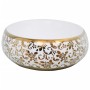 Ovales Aufsatzwaschbecken aus Keramik, Weißgold, 59x40x15cm von , Sinkt - Ref: Foro24-155111, Preis: 175,22 €, Rabatt: %