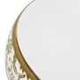 Oval white and gold ceramic countertop sink 59x40x15cm by , Sinks - Ref: Foro24-155111, Price: 182,90 €, Discount: %