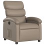 Sillón reclinable de cuero sintético color capuchino de , Sillones - Ref: Foro24-371719, Precio: 202,13 €