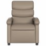 Sillón reclinable de cuero sintético color capuchino de , Sillones - Ref: Foro24-371719, Precio: 202,13 €