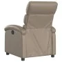 Reclining armchair in synthetic leather, capuccino color. by , Armchairs - Ref: Foro24-371719, Price: 194,47 €, Discount: %