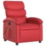 Reclining massage armchair in red synthetic leather by , Armchairs - Ref: Foro24-371725, Price: 218,14 €, Discount: %