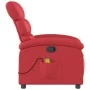 Verstellbarer Massagesessel aus rotem Kunstleder von , Sessel - Ref: Foro24-371725, Preis: 218,14 €, Rabatt: %