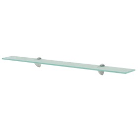 Floating glass shelf 80x10 cm 8 mm by vidaXL, Shelves and shelves - Ref: Foro24-243759, Price: 25,39 €, Discount: %