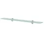Floating glass shelf 80x10 cm 8 mm by vidaXL, Shelves and shelves - Ref: Foro24-243759, Price: 22,34 €, Discount: %