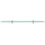Floating glass shelf 80x10 cm 8 mm by vidaXL, Shelves and shelves - Ref: Foro24-243759, Price: 22,34 €, Discount: %