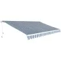 Manuelle Bedienung Faltmarkise 500 cm blau und weiß von vidaXL, Markisen - Ref: Foro24-42154, Preis: 501,51 €, Rabatt: %