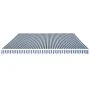 Manuelle Bedienung Faltmarkise 500 cm blau und weiß von vidaXL, Markisen - Ref: Foro24-42154, Preis: 501,51 €, Rabatt: %