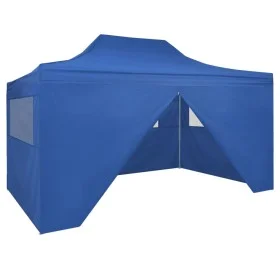 Pop-up folding tent with 4 walls 3x4.5 m blue by vidaXL, Tents and gazebos - Ref: Foro24-42512, Price: 173,99 €, Discount: %