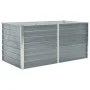 Raised planter 160x80x77 cm gray galvanized steel by vidaXL, Pots and planters - Ref: Foro24-42404, Price: 69,03 €, Discount: %