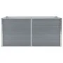 Raised planter 160x80x77 cm gray galvanized steel by vidaXL, Pots and planters - Ref: Foro24-42404, Price: 69,03 €, Discount: %