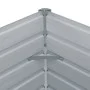 Raised planter 160x80x77 cm gray galvanized steel by vidaXL, Pots and planters - Ref: Foro24-42404, Price: 69,03 €, Discount: %
