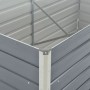 Erhöhter Pflanzkasten 160 x 80 x 77 cm, grau verzinkter Stahl von vidaXL, Töpfe und Pflanzgefäße - Ref: Foro24-42404, Preis: ...