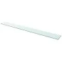 Panel de estante vidrio claro 110x12 cm de vidaXL, Estantes y estanterías - Ref: Foro24-243847, Precio: 21,80 €, Descuento: %