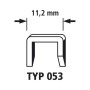 wolfcraft Grapas con trasera ancha Type 053 2000 piezas 6 mm