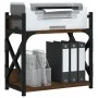 Druckerständer 2 Ebenen Eiche braun 40x20x40 cm von , Drucker unterstützt - Ref: Foro24-833994, Preis: 24,68 €, Rabatt: %