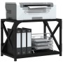 Druckerständer 2 Ebenen schwarz 44x26x31,5 cm von , Drucker unterstützt - Ref: Foro24-833980, Preis: 30,38 €, Rabatt: %
