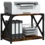 Printer stand 2 levels smoked oak 44x26x31.5 cm by , Printer supports - Ref: Foro24-833982, Price: 25,42 €, Discount: %