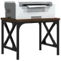 Soporte de impresora madera ingeniería marrón roble 40x30x31 cm de , Soportes para impresoras - Ref: Foro24-833989, Precio: 2...