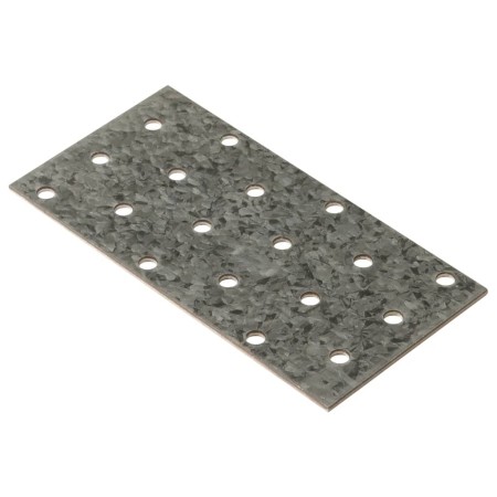 Lochplatten 40 Stück verzinkter Stahl 2 mm 120x60 mm von , Hardware-Artikel - Ref: Foro24-155535, Preis: 26,27 €, Rabatt: %