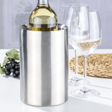 HI Weinkühler aus Edelstahl 12x20 cm von , Flaschen für Wasserkühler - Ref: Foro24-445565, Preis: 17,24 €, Rabatt: %