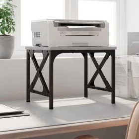 Soporte de impresora madera ingeniería gris Sonoma 40x30x31 cm de , Soportes para impresoras - Ref: Foro24-833988, Precio: 24...