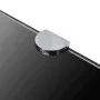 Corner shelf with chrome supports black glass 45x45 cm by vidaXL, Shelves and shelves - Ref: Foro24-243857, Price: 30,81 €, D...
