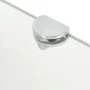 Corner shelf with chrome supports clear glass 25x25 cm by vidaXL, Shelves and shelves - Ref: Foro24-243852, Price: 17,63 €, D...